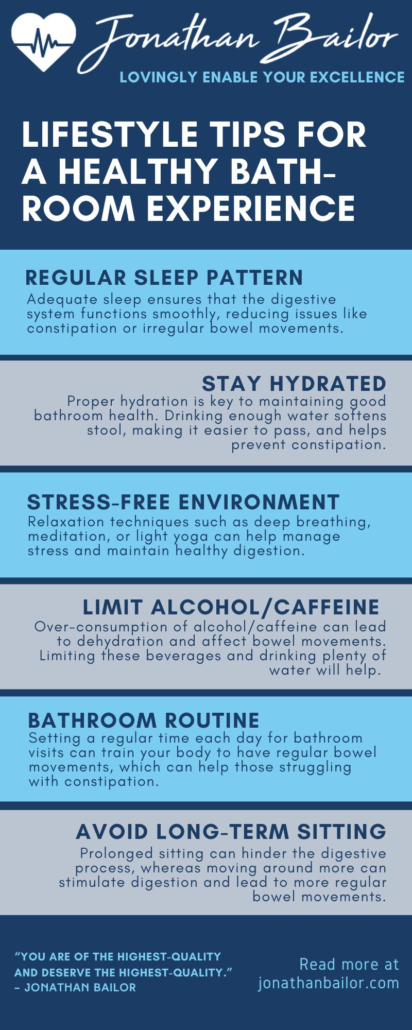 Lifestyle Tips for a Healthy Bathroom Experience - Jonathan Bailor