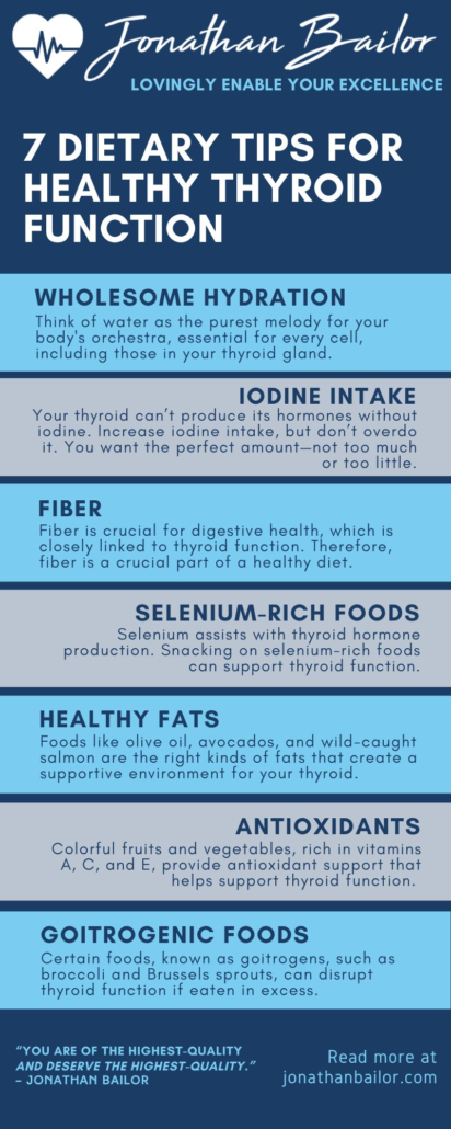 7 Dietary Tips For Healthy Thyroid Function - Jonathan Bailor