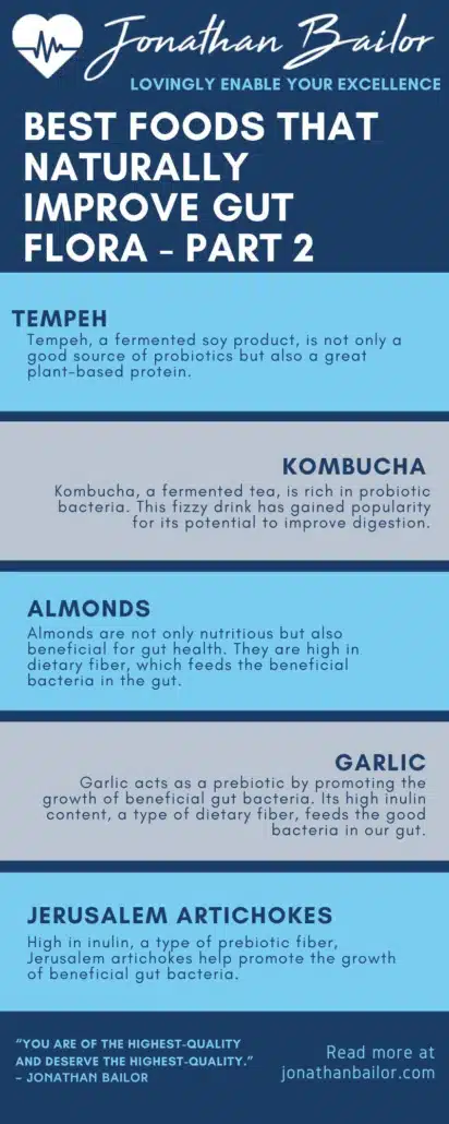 Best Foods that Naturally Improve Gut Flora Part 2 - Jonathan Bailor