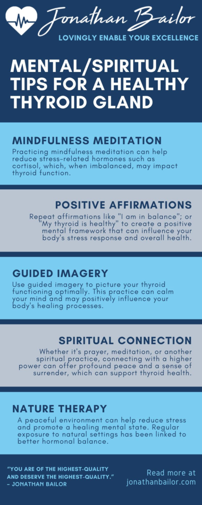 Mental Spiritual Tips for a Healthy Thyroid Gland - Jonathan Bailor