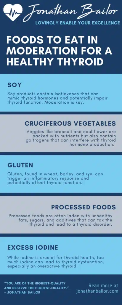 Foods to Eat in Moderation for a Healthy Thyroid - Jonathan Bailor