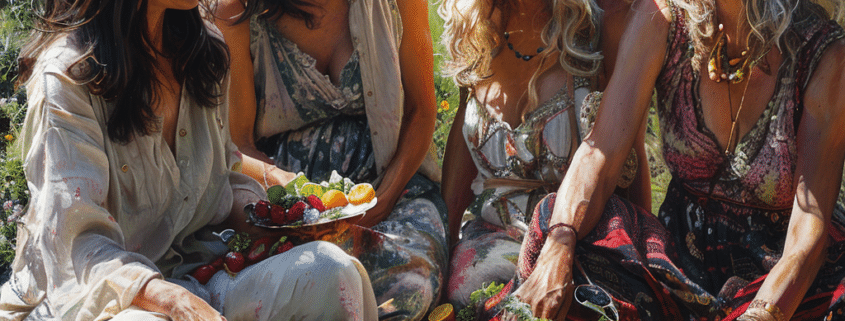 Women having a picnic to help cut sugar out.