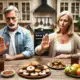 An Image of a man and woman rejecting plates of cookies and donuts to reducing sugar intake.