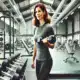 Woman working out with weights for hormonal balance